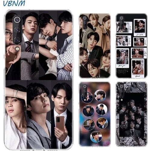 KPOP Jin SUGA j-hope RM Jimin V Case For Xiaomi MI Poco X3 NFC M3 Note 11 10 9 8 lite A3 S2 5X 6X CC9 CC9E 9SE 8SE 9T F1 Cover