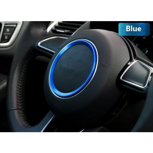 Car steering wheel decorative circle modified sequins sticker for Audi A3 A4L Q3 Q5 A5 A6L A7 S3 S5 S7