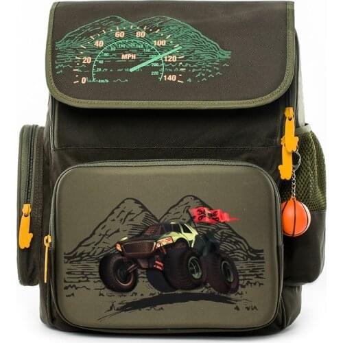 2015 Kids Cars Print School Bags EVA 3D Orthopedic Children School Backpack For Boys Schoolbags Grade 1-3 Mochila Infantil