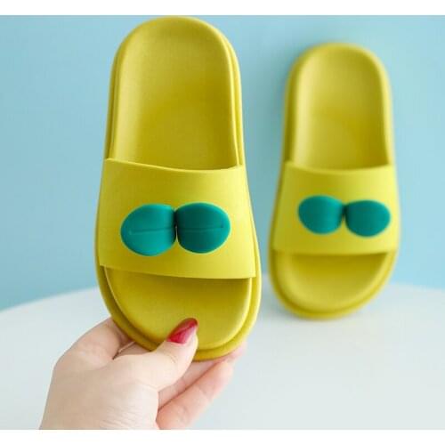 Children slippers shoes girls home breathable slippers summer princess kids boys beach slippers indoor waterproof sandals