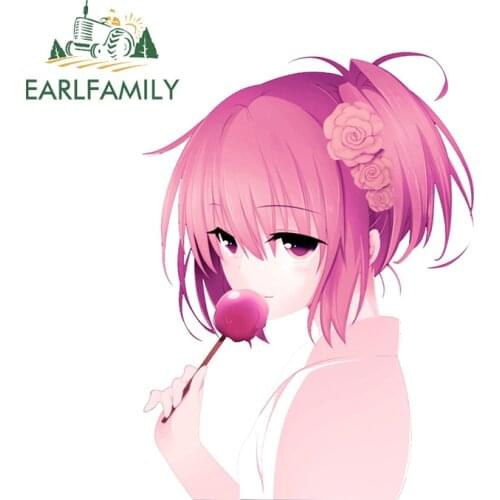 EARLFAMILY 13cm x 9.8cm for Momo Belia Deviluke Fine SUV Car Stickers 3D Funny Fashion Anime DIY Occlusion Scratch Decal