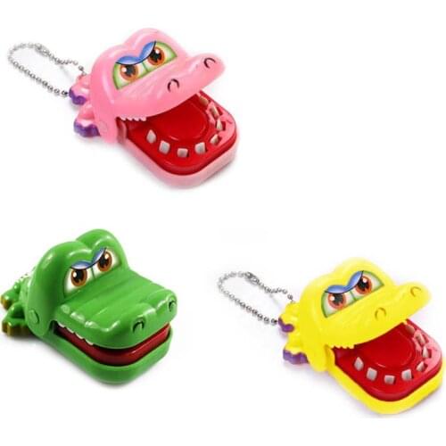 Hot Selling Toy Crocodile Dentist Bite With Keychain Mouth