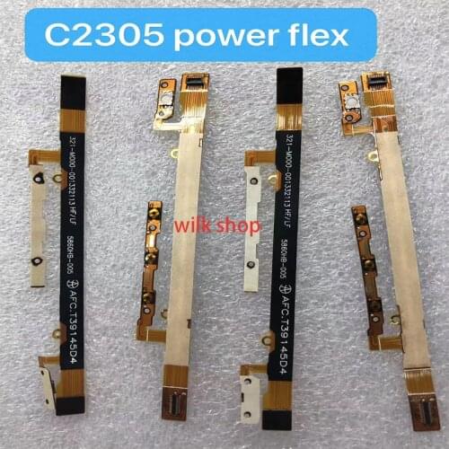 Power On Off Volume Up Down Button & Camera Switch button Flex Cable For Sony Xperia C S39H S39C C2304 C2305