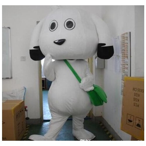 Hot Selling High Quality Lovely Schoolbag Dog Mascot Costume White Dog Mascot Costume Satchel Dog Mascot Costume
