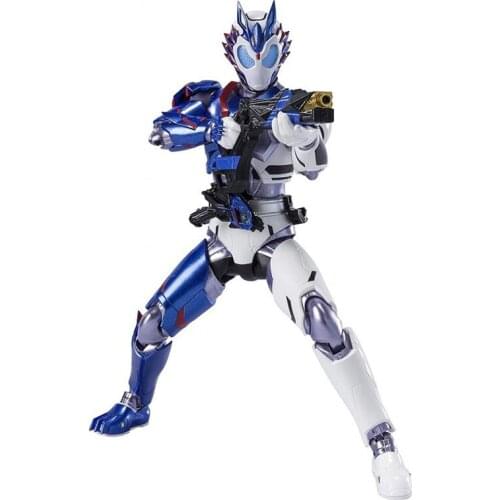 BANDAI Garage Kit Mask Knight SHF Movable Anime Peripheral Collection Doll Model Vulcan 58938 Kamen Rider Vulcan Shooting Wolf