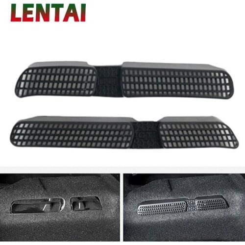 OVERE 2pcs car seat air conditioner air outlet protective cover sticker for 2016 2017 2018 vw tiguan mk2 allspace/touran mk2