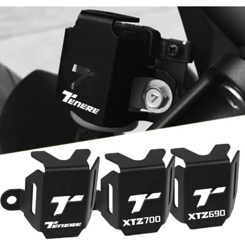 Motorcycle Rear Brake Reservoir Guard Fit Rear Brake Fluid Reservoir Cover Protector For YAMAHA Tenere 700 XTZ690 2019 2020 2021