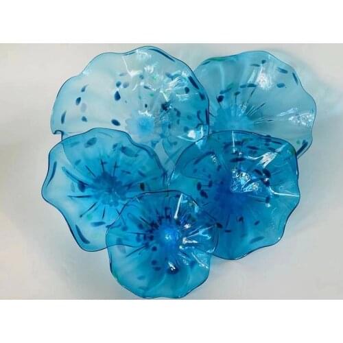 Hand Blown Glass Wall Art Sculpture Modern Light as Restaurant Wall Art Decoration