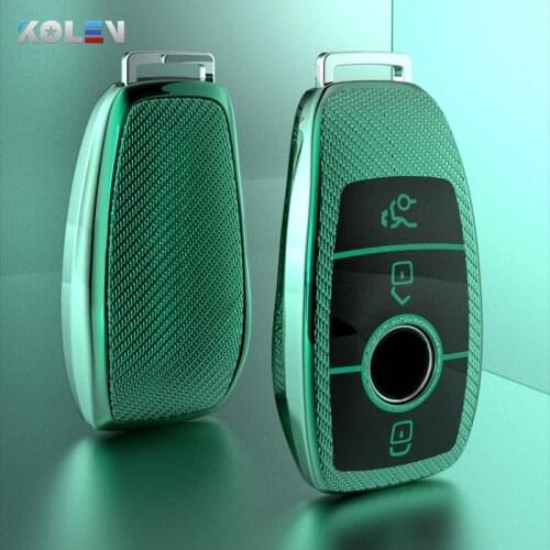 Tpu Carbon Filber Car Remote Key Case Cover For Mercedes Benz E S Class W213 E300 E260 E200 W205 W222 S450 S550 CLA Accessories