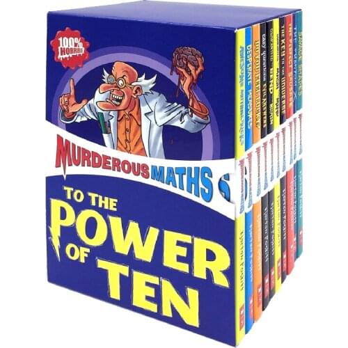 Horrible mathematics Blood-Curdling 10 Books Kids Collection Library Box Set NEW