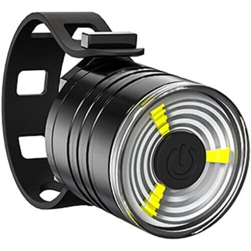 200LM MTB Bike Light Buttonbattery Chargeable Bicycle Rear Light Cycling Helmet Headlight Waterproof Bike Taillight Flashlight