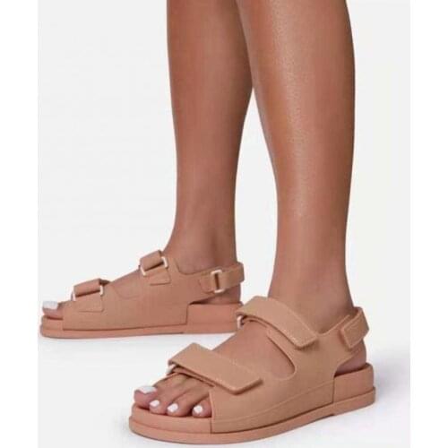 2021 Fashion Summer Thick-soled Casual Comfortable Lightweight Casual Shoes Velcro Flat Sandals Zapatos De Mujer