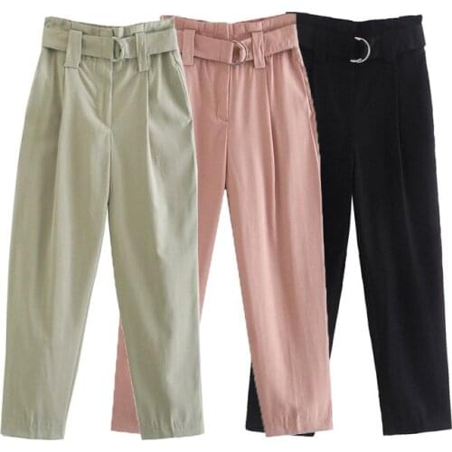 ZXQJ Women's Wide Trousers