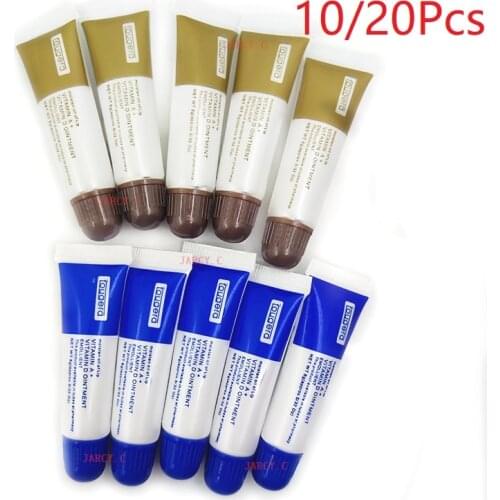 10/20Pcs Microblading Tattoo Repair Cream Vitamin A&D Fast Healing Aftercare Gel Anti Scar Nursing Ointment For Tattoo Skin Care