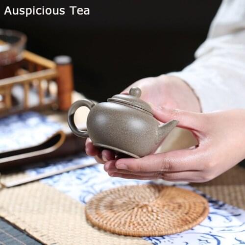 100ml Yixing Boutique Purple Clay Teapots Ball Shaped Infuser Tea Pot Raw ore Beauty Kettle Handmade Zisha Tea Set Customized
