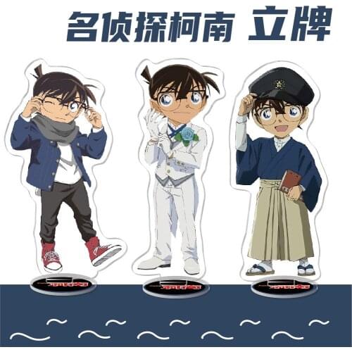 16cm Classic Cartoon Detective Conan Key Chain Stylish Knapsack Pendant Acrylic Key Ring Birthday Gift Of Key Chain To A Friend