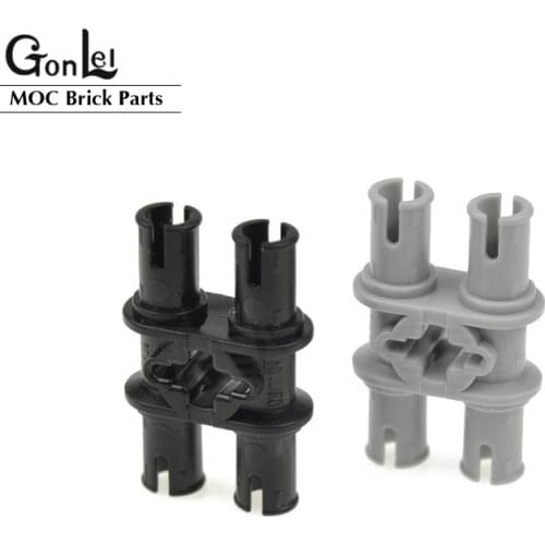 20Pcs/lot High-Tech MOC Parts 32138 Technic Pin Double with Axle Hole Building Blocks Bricks Particles DIY Education Toys Gifts