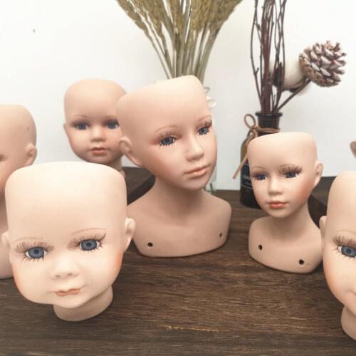 Antique Ceramic Doll Head Collection Ornaments Succulent Flower Pot Micro Landscape DIY Art Creation Home Decoration