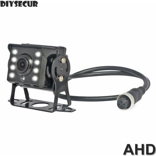DIYSECUR 1920*720P AHD High Definition Truck LED Color Night Vision 2000000 Pixels Rear View Car Camera for Bus Car Truck
