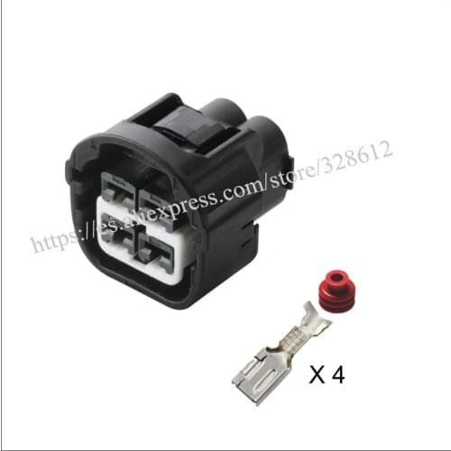 DJ7041Y-4.8-21/11 car wire male female cable Waterproof sheath 4 pin connector automotive Plug socket include terminal and seal