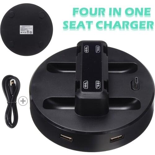 For Nintend Switch Joy-Con Controller 1pc High Quality Game Handle Charging Dock Station Charger With Type-C Cable Mayitr