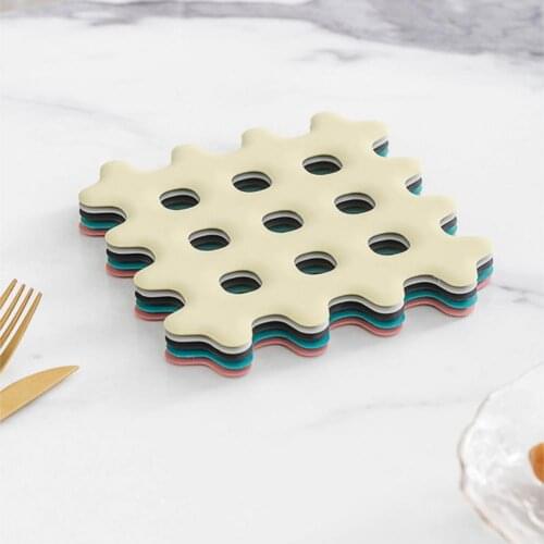 Environmentally Friendly Useful Dining Drinking Cup Mat Non-slip Cup Pad Stylish Home Decor