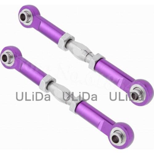 HSP 106017 RC Car 166017 Aluminum Metal Front Rear Linkages Alloy Sonic Servos Link 08242 06016 1/10 Upgrade Part For 94111