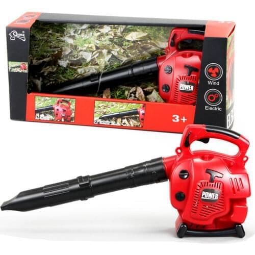 Newborn Baby Leaf Snow Blower Toy Simulation Electric Gardening Lawn Toys for Children Housekeeping Pretend Play Toys Gifts