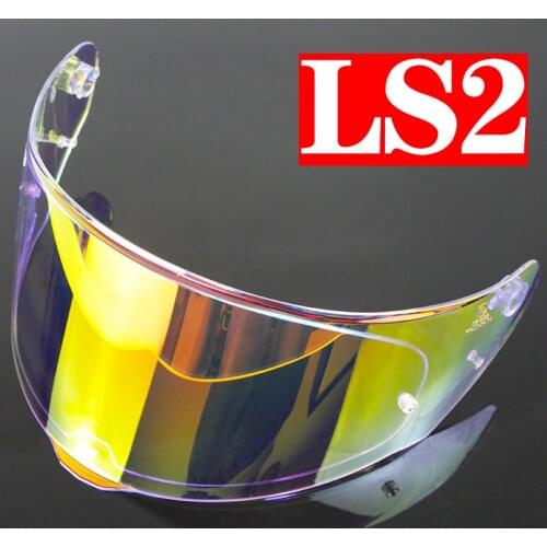 LS2 FF320 Helmet Visor Suitable For LS2 FF800 FF328 FF353 Model Transparent Smoke Colorful Helmet Lens