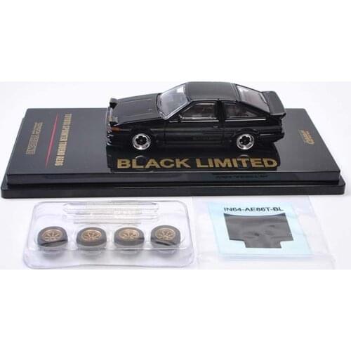 Diecast 1:64 Scale Alloy Metal Vehicle TOYOTA AE86 Super Car Model Die-cast Toys Adult Kids Gifts Collection Souvenir Display