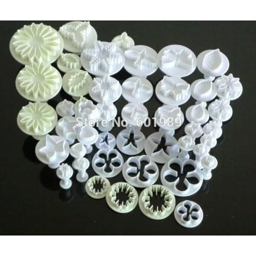 Sunflower butterflower saint leafe heart star fondant cake cutter plungers decorating tools set cake fondant set cake molds