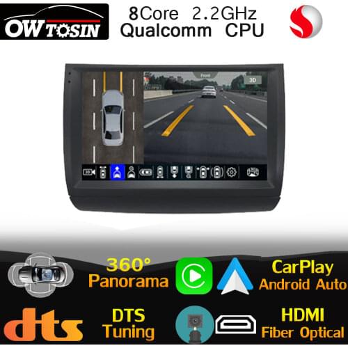 Qualcomm CPU Android For Toyota Prius XW20 2003-2009 Car GPS Radio 360 Camera 4G LTE WiFi DTS HIFI DSP Head Unit Stereo CarPlay