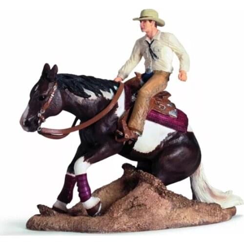 Pvc figure model toy cowboy out of print