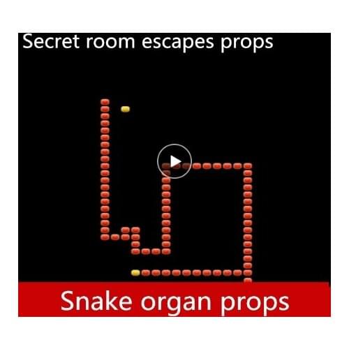 Real life games escape room props Retro Snaker organ unlock props Analog games props escape room game