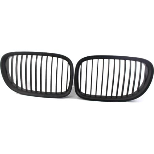 For BMW 7 Series F01 F02 730LI 740L 2009-2015 Kidney Grill Matte Black Grille