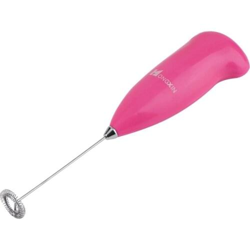 Coffee Milk Frother Wand Handheld Electric Foam Maker for Coffee Milk Durable Drink Mixer With Stainless Steel Whisk