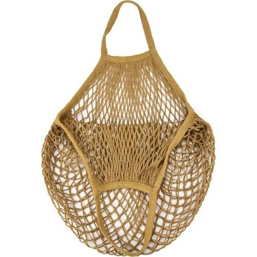 Mesh Net Turtle Bag String Shopping Bag Reusable Fruit packaging Storage Handbag wear-resisting household shopping Totes 2021Hot