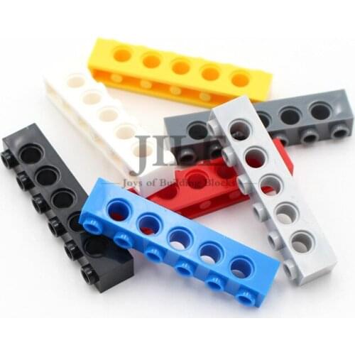 Technic Brick 1x6 with 5 Holes 3894 Thick Moc DIY Creative Enlighten Building Block Compatible Assembles Particles Mechanical