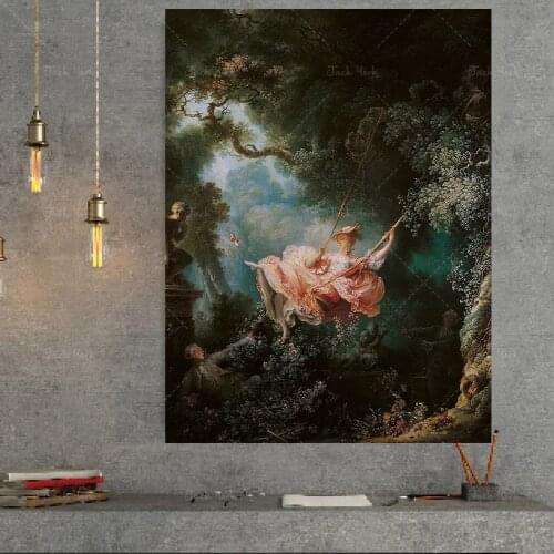 Jean-Honoré Fragonard: The Swing. Fine Art Print/Poster