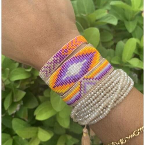 Pretty Bead Fashion MIYUKI Beaded Bracelet For Women Bileklik Pulseras Mujer Handmade Woven Charm Bracelets Female Jewelry Gift