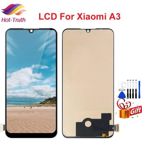 Display For Xiaomi Mi CC9E LCD Display For Xiaomi Mi A3 MiA3 Lcd Touch Screen Digitizer Assembly With Frame