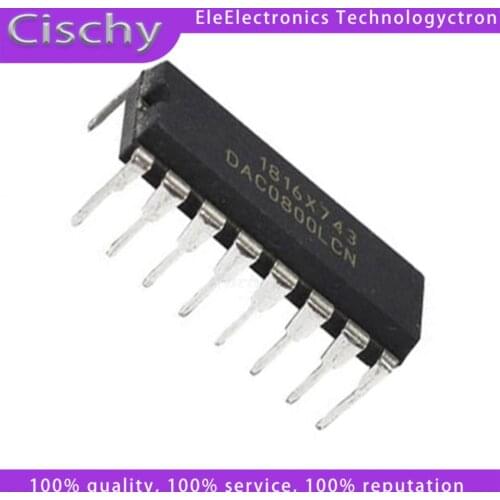 10pcs DAC0800LCN DAC0800 DIP-16 In Stock