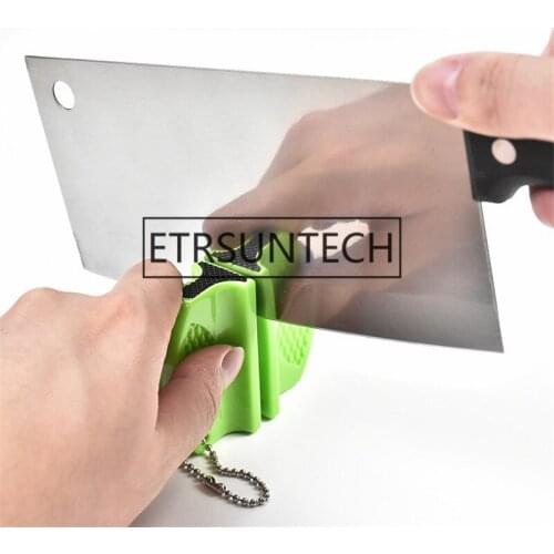 100Pcs Knife Sharpener Protable Mini Outdoor Butterfly Type Whetstone Knife Sharpener kitchen Tools Sharpening Stone Wholesale