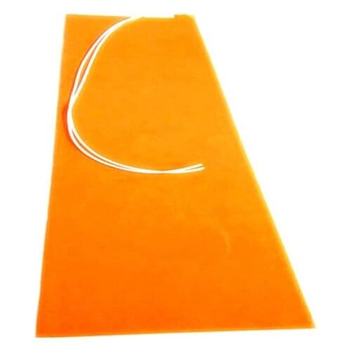 120v 330w 12in*42in(304.8*1066.8*1.5mm) Silicone Snowboard Press Heater 1000mm lead out from left corner of 304.8mm side