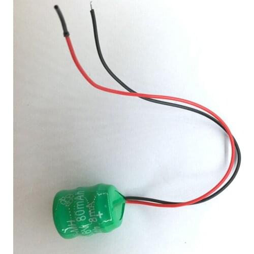 2PCS/LOT 80mah 3.6V with wire 12cm without terminal