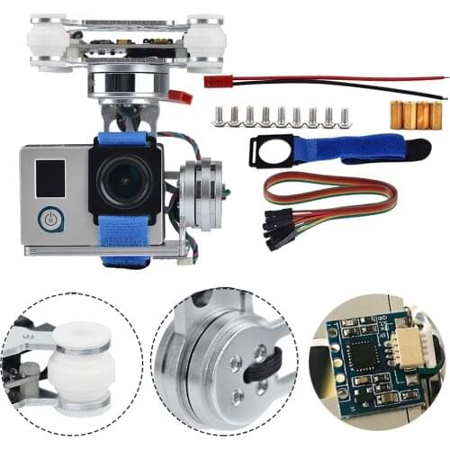3-Axis Brushless Gimbal Camera Mount & 32bit Storm32 Controller Broad For Gopro3/Gopro4/SJ4000/Xiaoyi FPV Camera