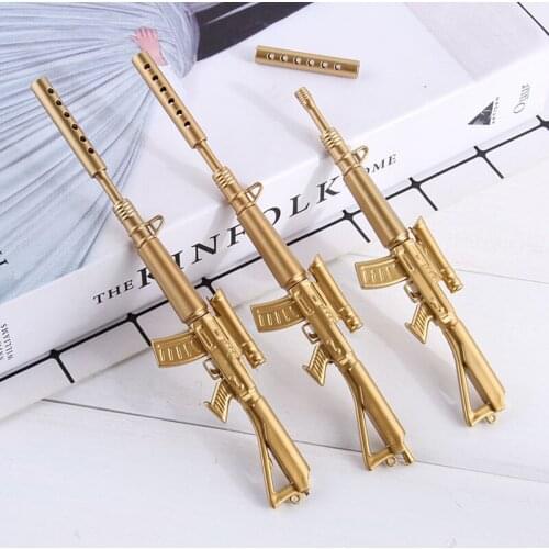 2pcs/lot Japan Creative classic machine gun model gel pen/Good quality/School supplies/ stationery/papelaria G044
