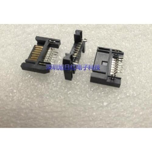 7Pin SATA hard disk interface male socket connector SMD
