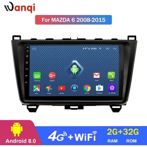 4G Lte All Netcom Android 8.0 Car Head Unit Radio GPS Navigation For Mazda 6 Rui wing 2008-2015 Multimedia Player