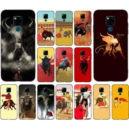 MaiYaCa Bullfight Bull Fight Phone Case for Huawei Mate 20 10 9 40 30 lite pro X Nova 2 3i 7se